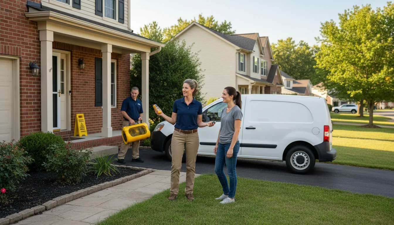Residential water damage restoration in Hilo, HI
